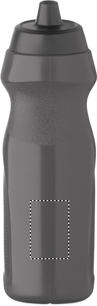 Fles met opdruk