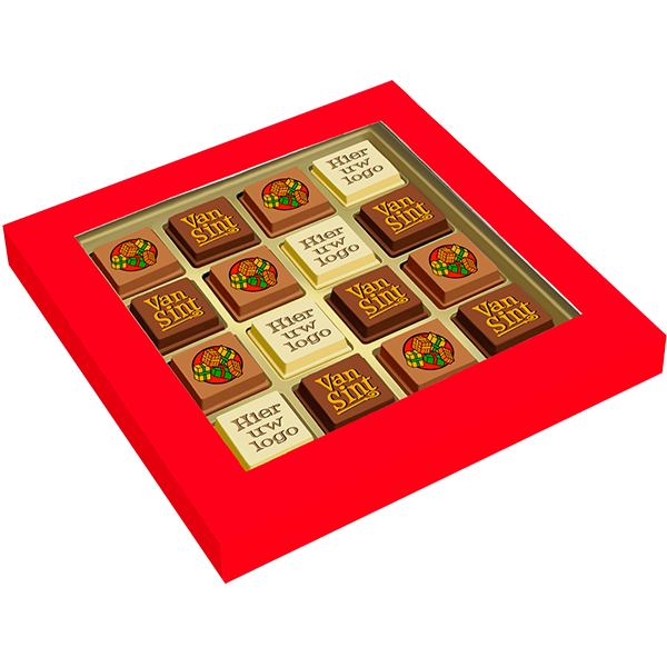 Doosje logopralines PP-16 Doosje logopralines PP-16