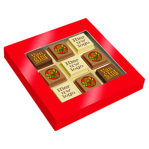 Doosje logopralines PP-9 Doosje logopralines PP-9