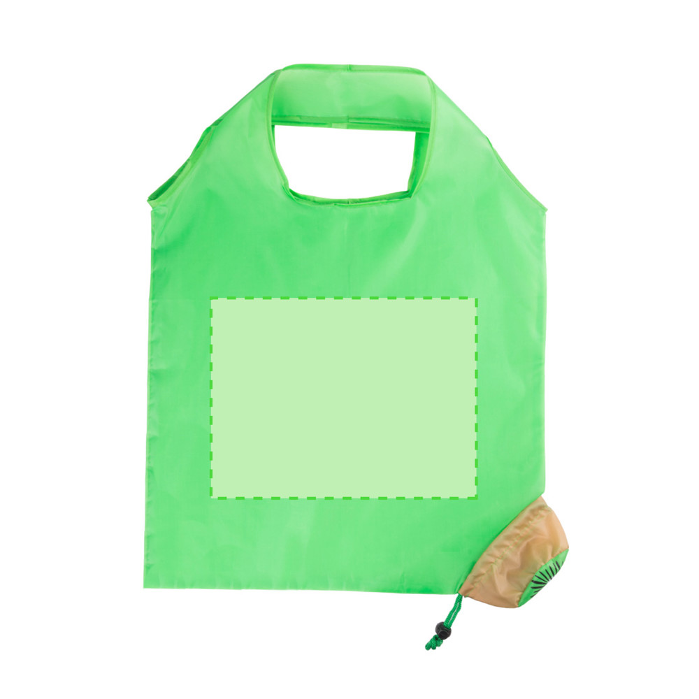 Gecentreerd op de tas