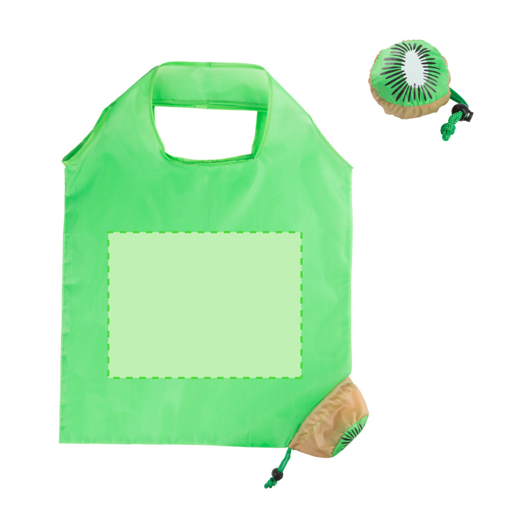Gecentreerd op de tas
