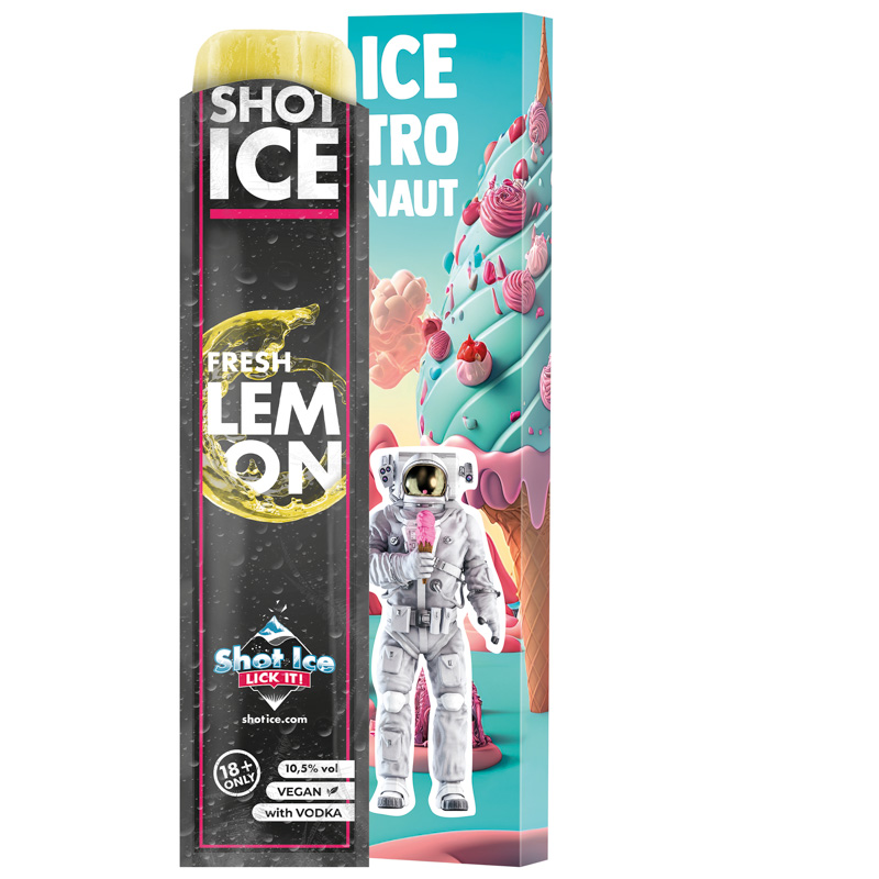 Bild Long Box, Shot Ice - Fresh Lemon 10,5% vol.