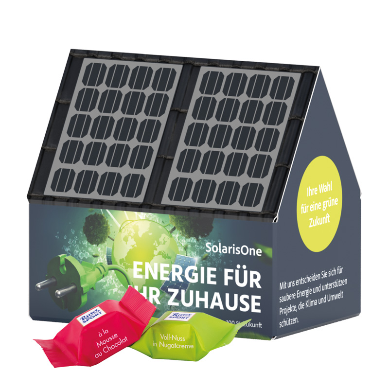 Bild 3D-Präsent Haus, Ritter SPORT Schokowürfel