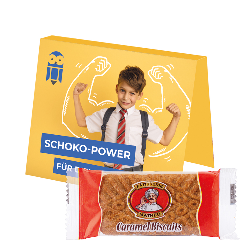 Bild Werbekarte Midi, Pâtisserie Mathéo Caramell Biscuit