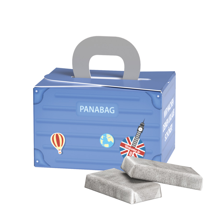 Bild Geschenkbox Mini Koffer, Lindt LINDOR Milchkugeln