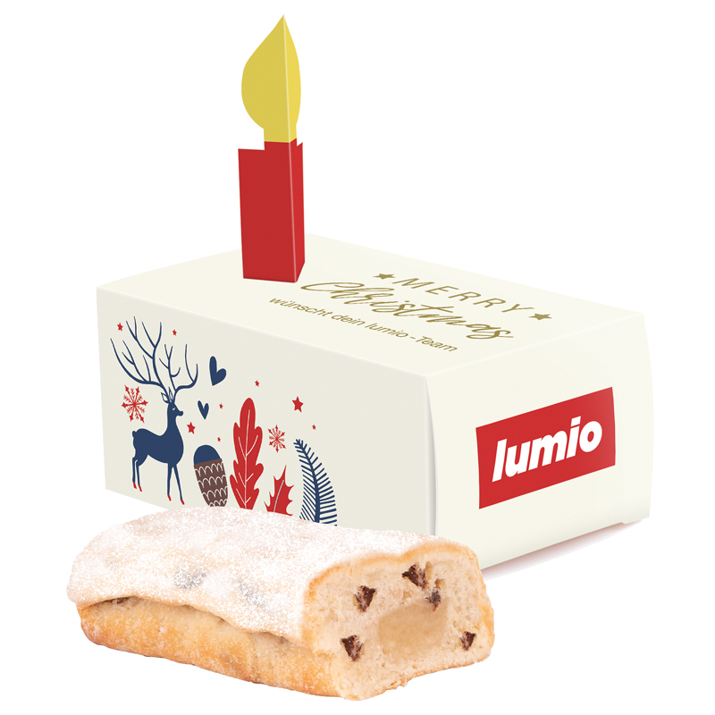 Bild Gratulationsbox L, Mini Christstollen
