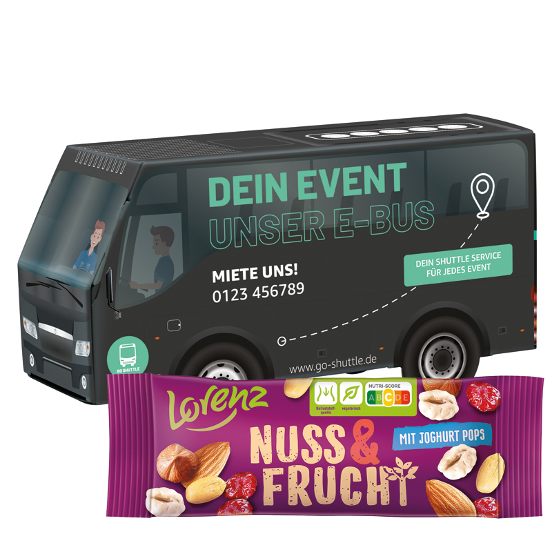 Bild 3D-Präsent Bus, Lorenz Nic Nac's Erdnüsse