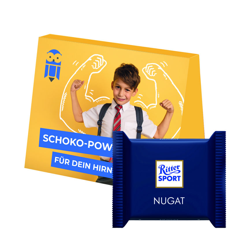 Bild Werbekarte Midi, Ritter SPORT mini Haselnuss
