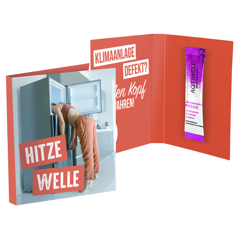 Bild Werbekarte Midi, Aqtiwell® ENERGY