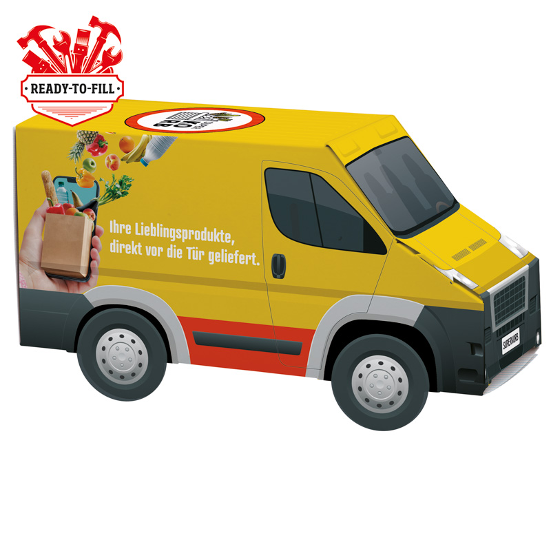 Bild 3D-Präsent Transporter, kundengestelltes Füllgut