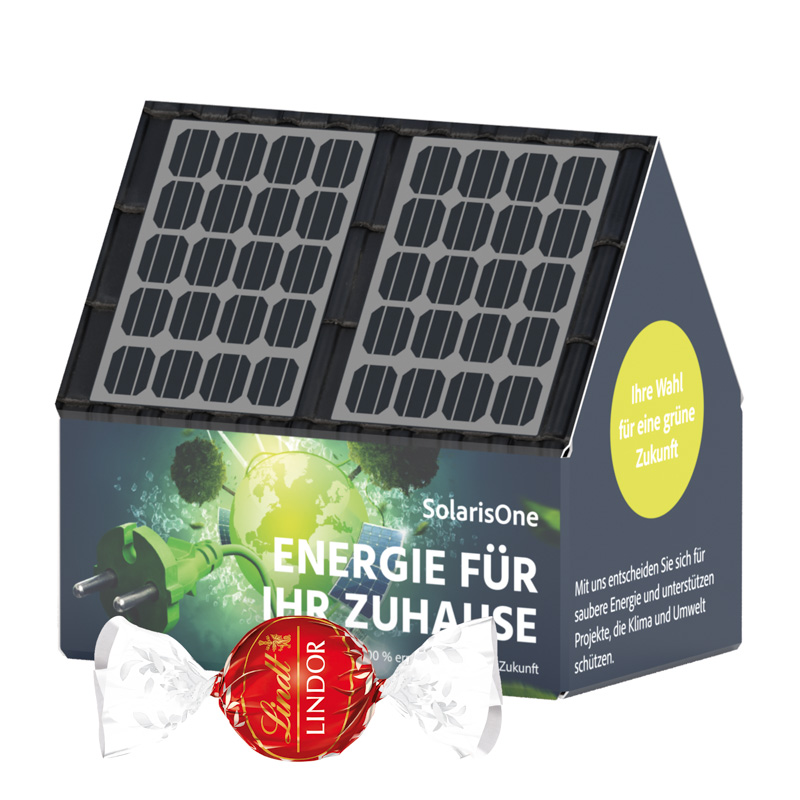 Bild 3D-Präsent Haus, Ritter SPORT Schokowürfel