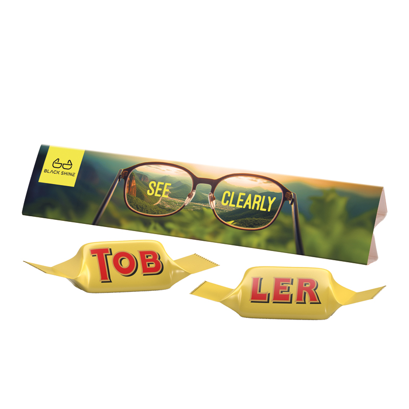Bild Werbedreieck Long, Toblerone Riegel 35 g