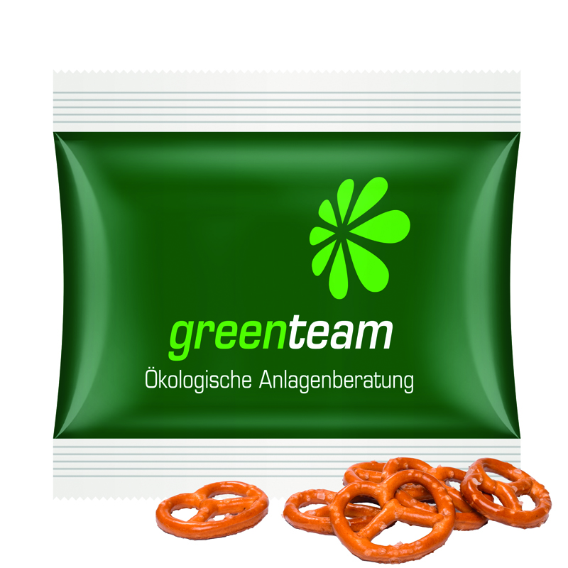 Bild Snack Miditüte, Knabbermix, kompostierbare Folie weiß