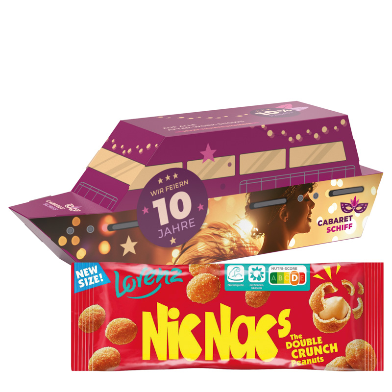 Bild 3D-Präsent Schiff, Lorenz Nic Nac's Erdnüsse