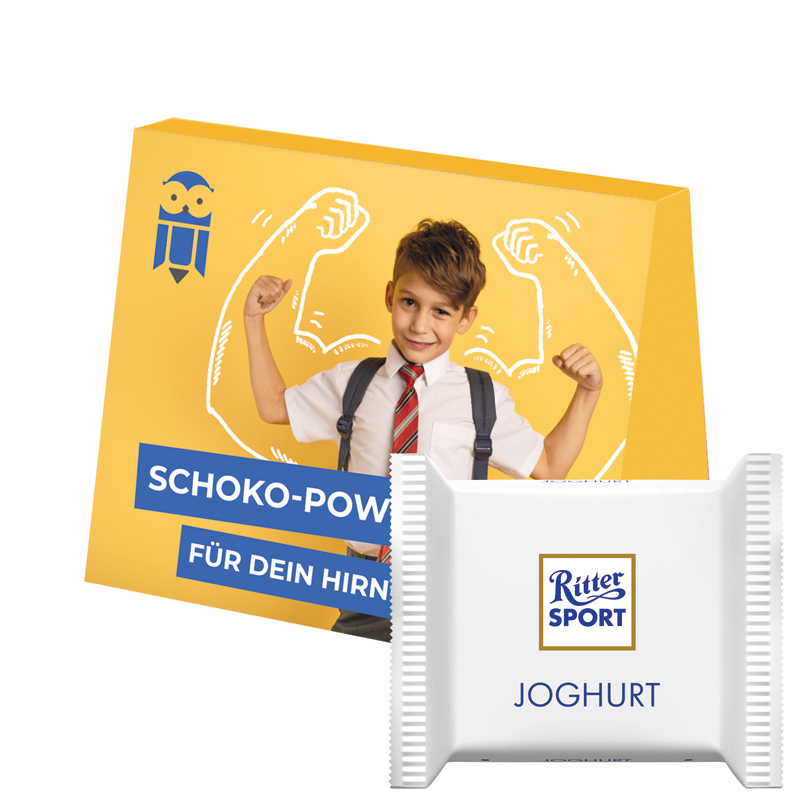 Bild Werbekarte Midi, Ritter SPORT mini Haselnuss