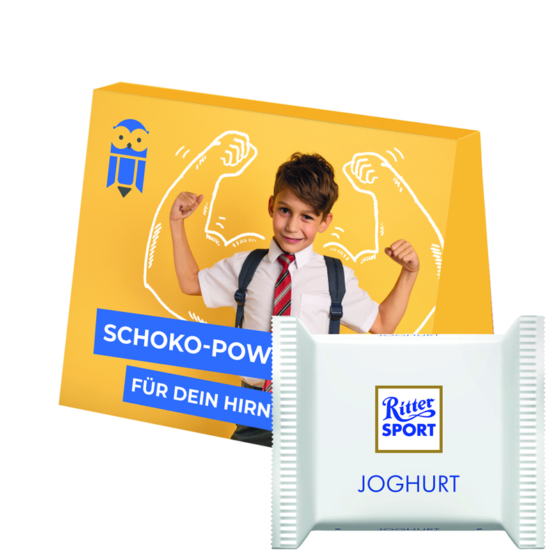 Bild Werbekarte Midi, Ritter SPORT mini Haselnuss