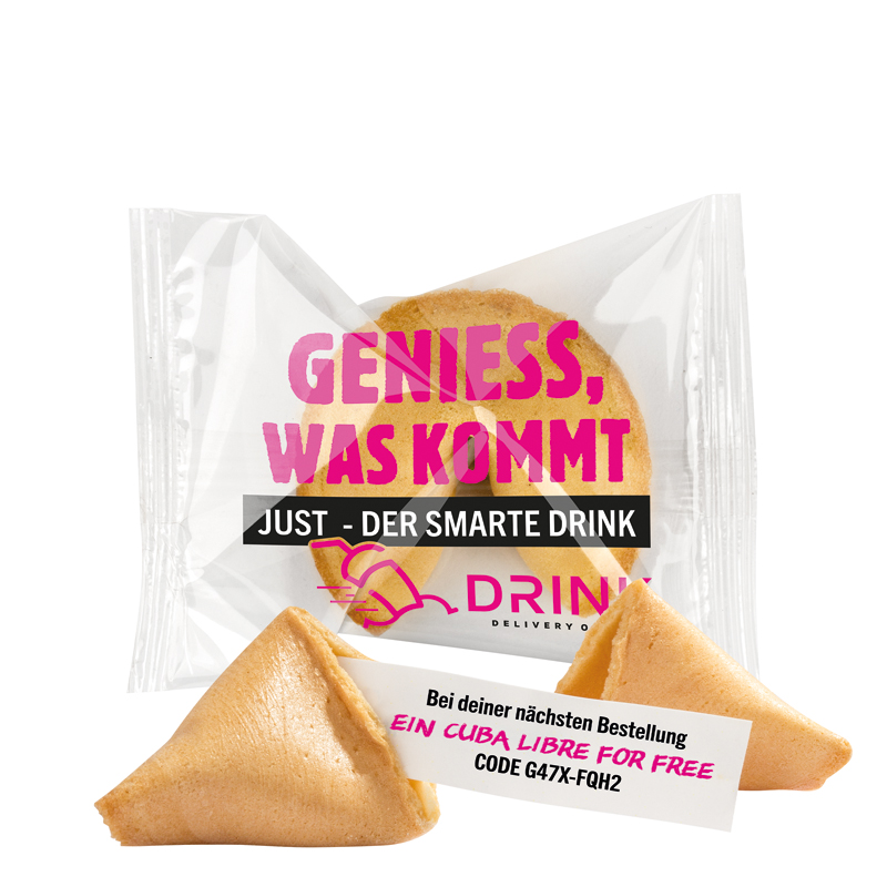 Bild Glückskeks Folie, weiß