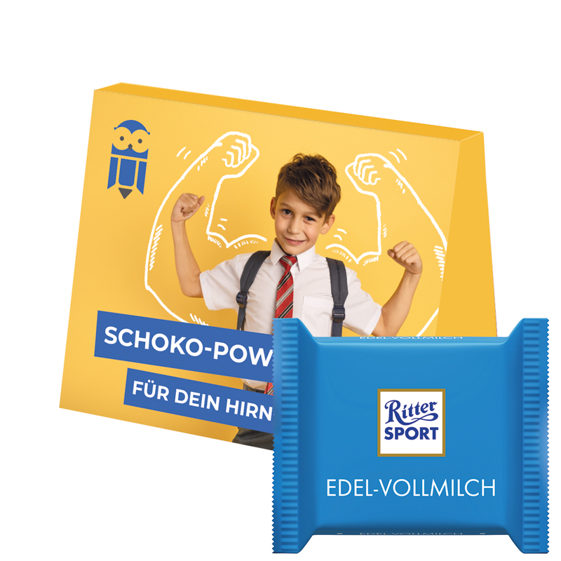 Bild Werbekarte Midi, Ritter SPORT mini Haselnuss