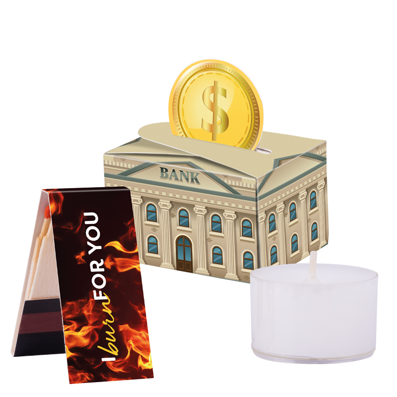 Bild Geschenkbox Mini rund, Teelicht