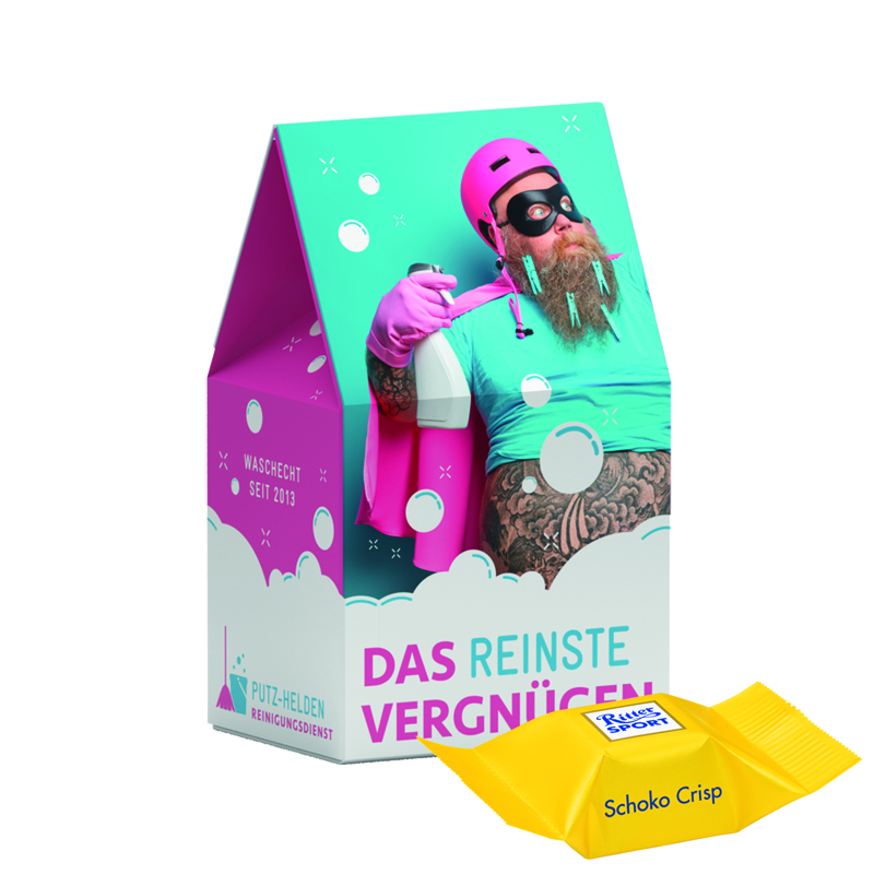 Bild Standbodenbox, Ritter SPORT Schokowürfel Mousse au Chocolate