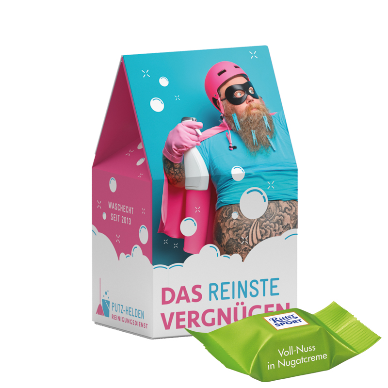Bild Standbodenbox, Ritter SPORT Schokowürfel Mousse au Chocolate