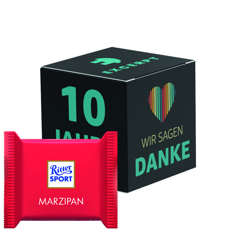 Bild Werbewürfel, Ritter SPORT mini Joghurt