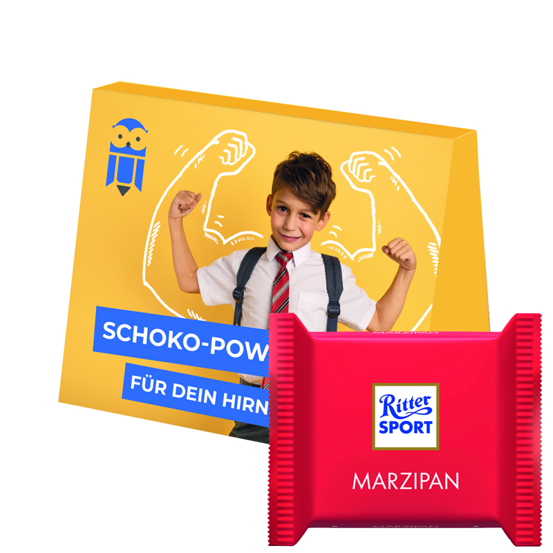 Bild Werbekarte Midi, Ritter SPORT mini Haselnuss