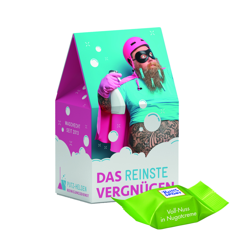 Bild Standbodenbox, Ritter SPORT Schokowürfel Mousse au Chocolate