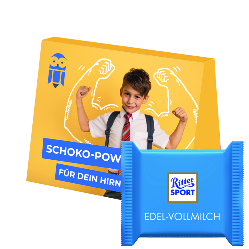 Bild Werbekarte Midi, Ritter SPORT mini Haselnuss