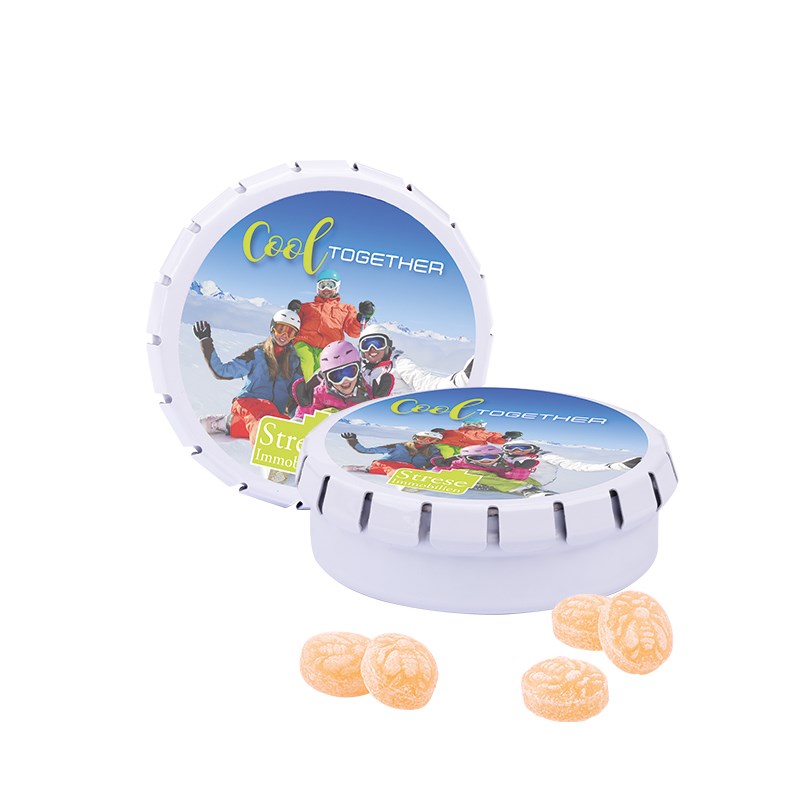 Bild Quick Box, weiß, Honig Bonbons