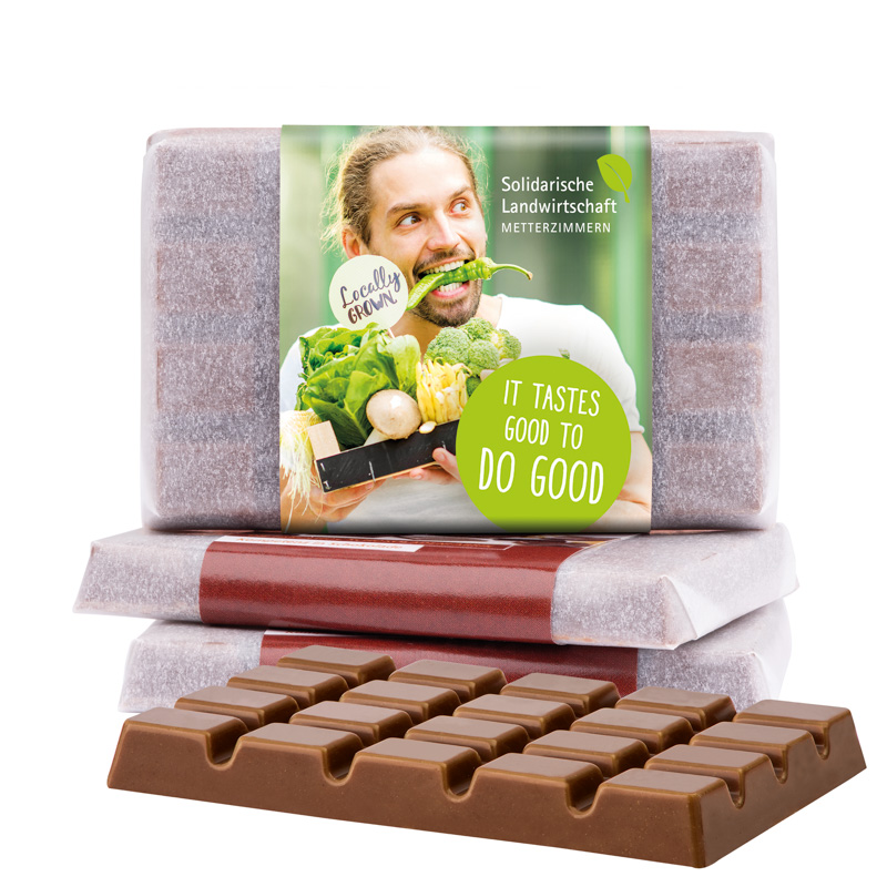 Bild Design Schokolade in Pergaminpapier