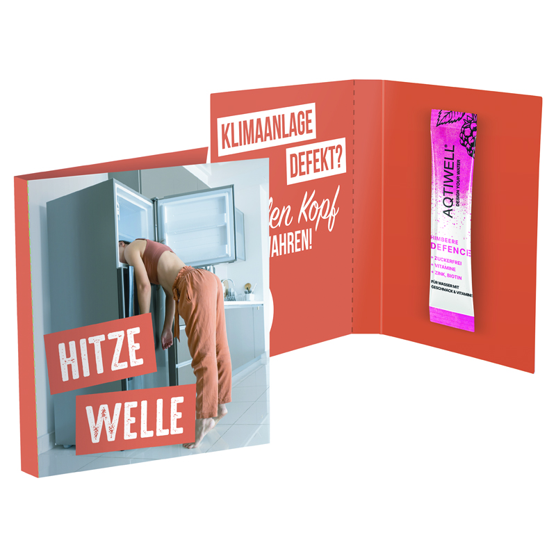 Bild Werbekarte Midi, Aqtiwell® ENERGY