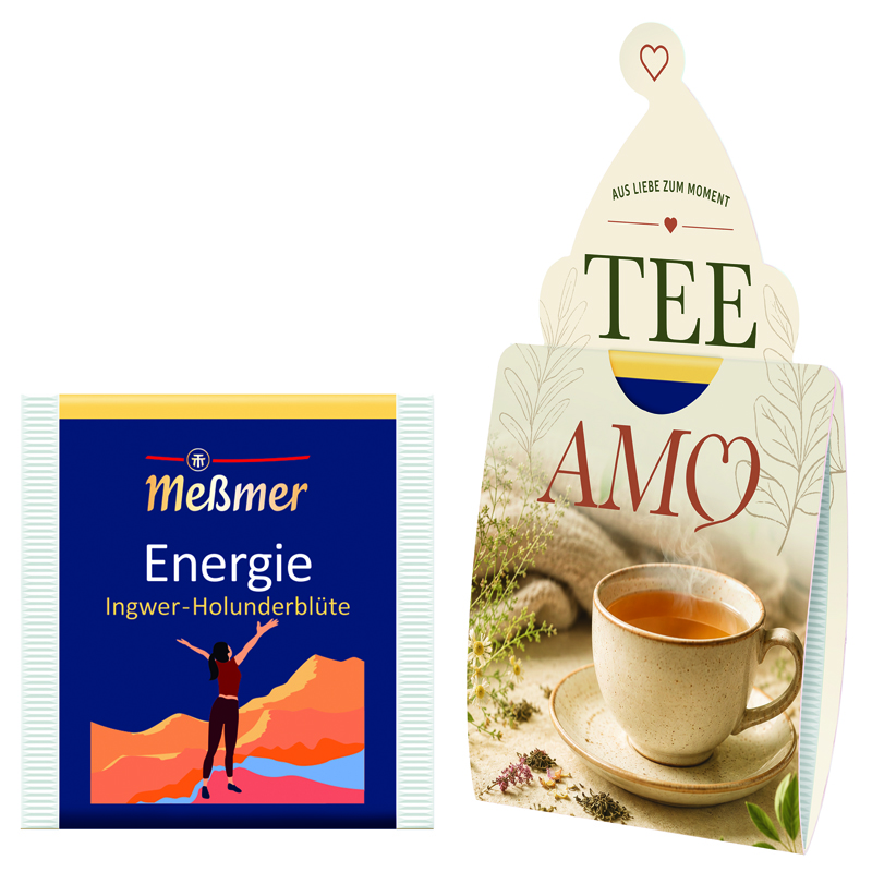 Bild Tee Amo Meßmer Tee Entspanung Rooibos, Melisse, Rosenblütentee