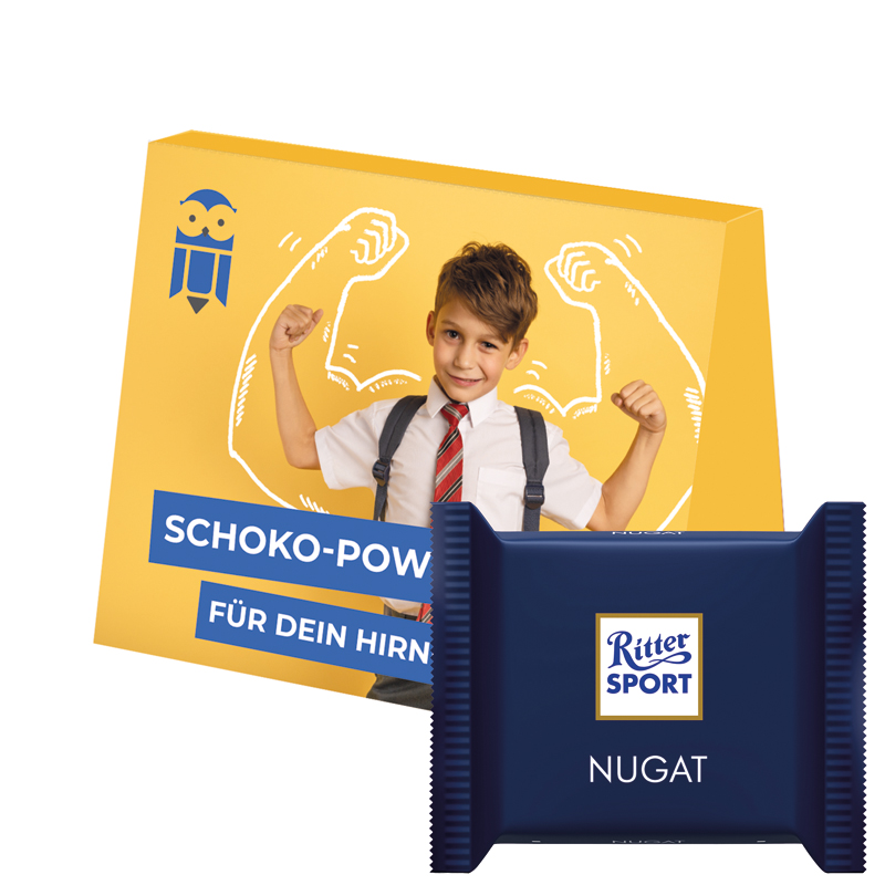 Bild Werbekarte Midi, Ritter SPORT mini Haselnuss