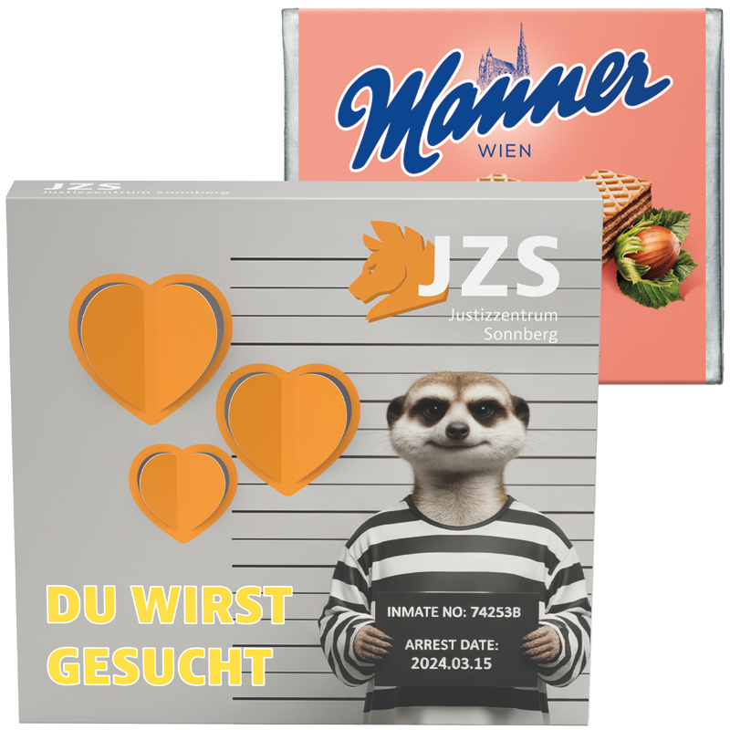 Bild Präsentbox Premium, 3D-Herz, Ritter SPORT Alpenmilch Schokolade
