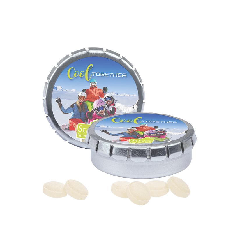 Bild Quick Box, silber, Mini Bonbons Japanische Minze