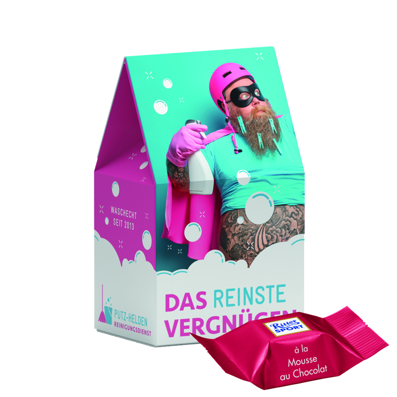 Bild Standbodenbox, Ritter SPORT Schokowürfel Mousse au Chocolate