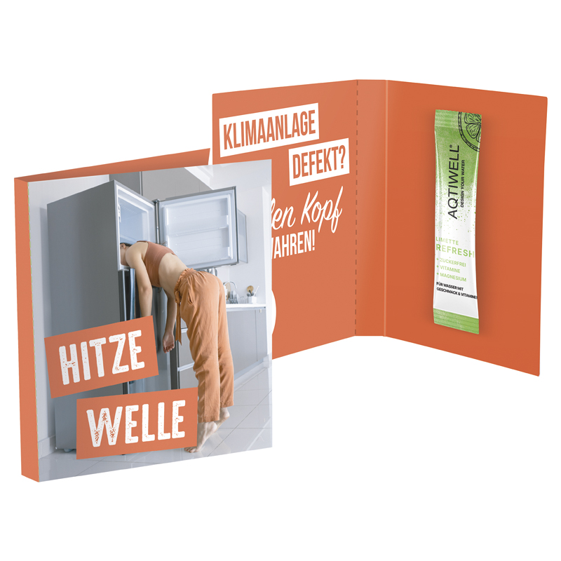 Bild Werbekarte Midi, Aqtiwell® ENERGY