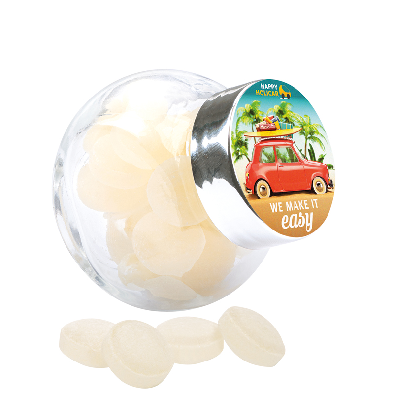 Bild Bonbonglas Mini, Doming, Mini Bonbons Japanische Minze