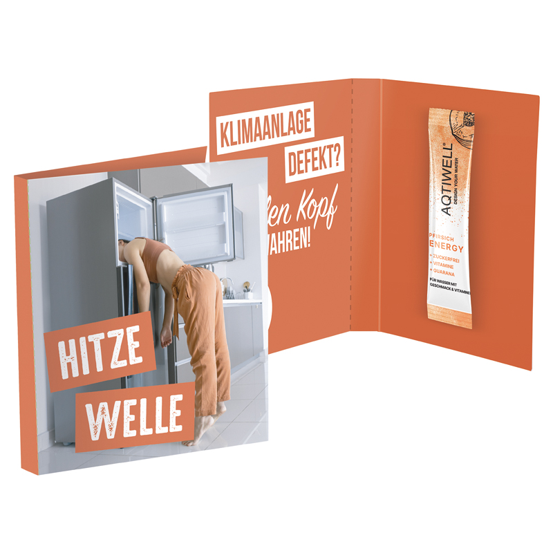 Bild Werbekarte Midi, Aqtiwell® ENERGY