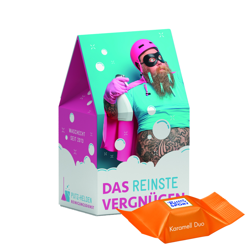 Bild Standbodenbox, Ritter SPORT Schokowürfel Mousse au Chocolate