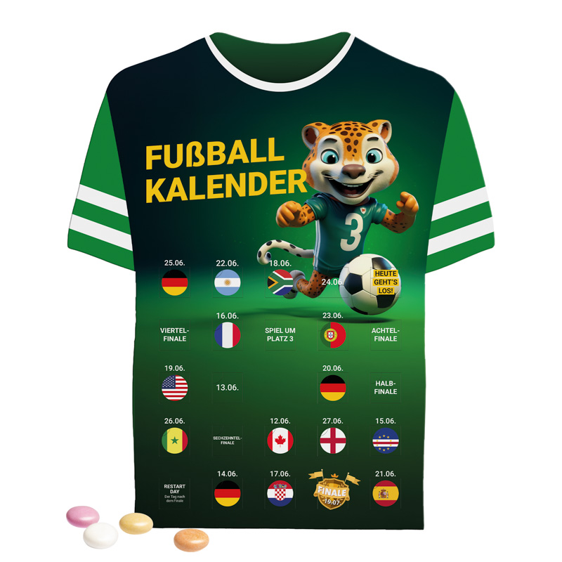 Bild Eventkalender Trikot, Mentos Kaudragee Fruit