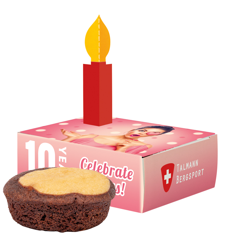 Bild Minikuchen in Werbebox, Bahlsen Kuchensnack Marmor