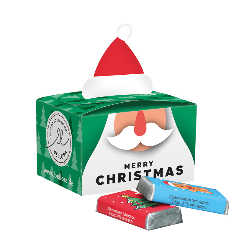 Bild Geschenkbox Mini Tanne, Lindt LINDOR Milchkugel