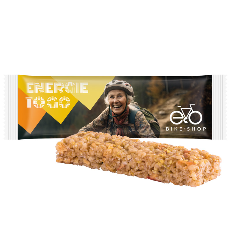 Bild Müsliriegel Multikorn Apfel, Folie weiß