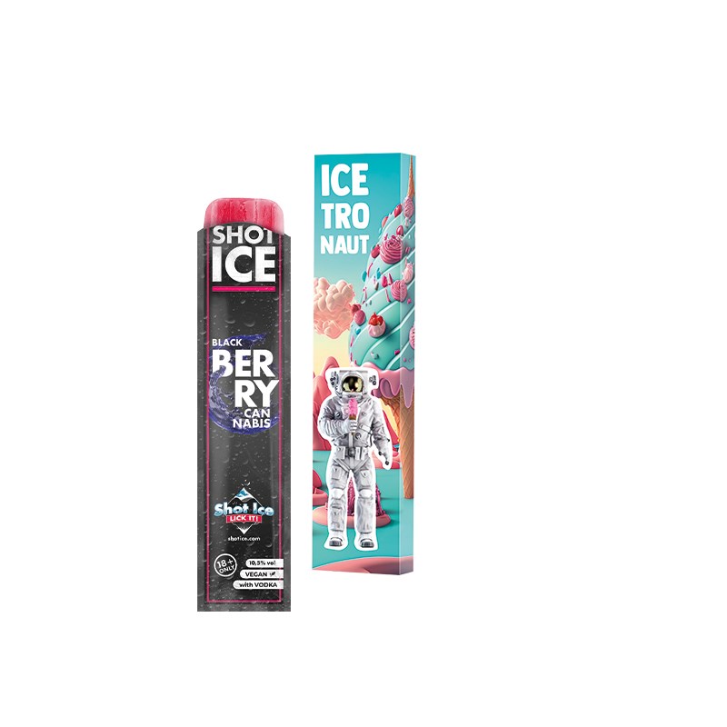 Bild Long Box, Shot Ice - Blue Raspberry 10,5% vol