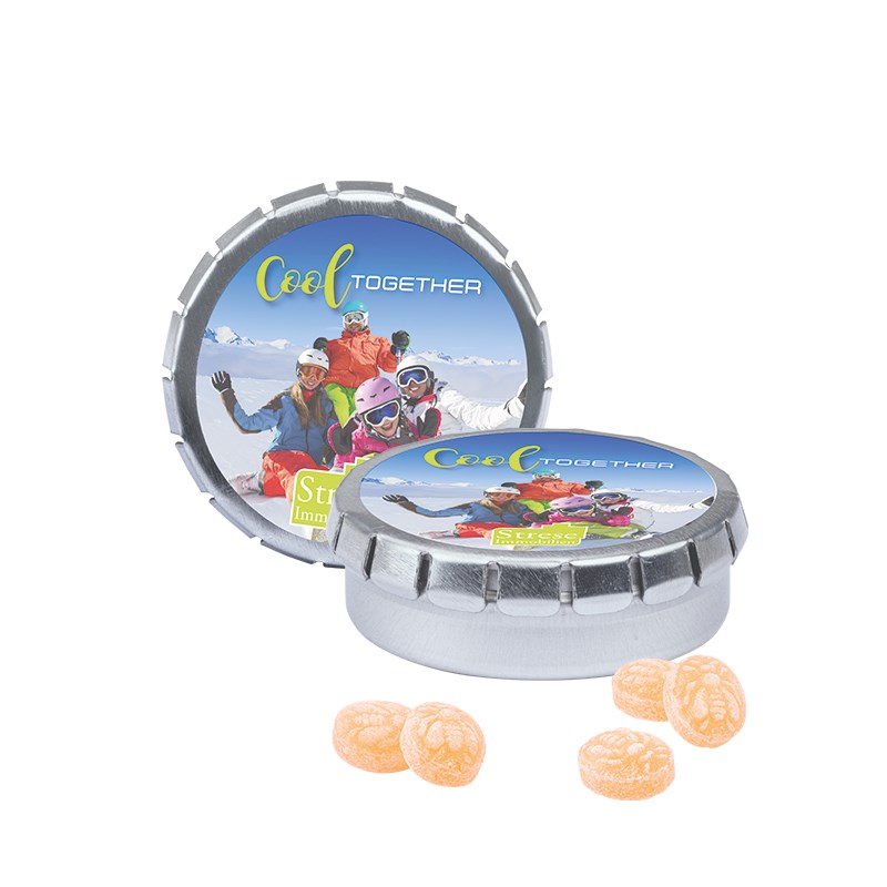 Bild Quick Box, silber, Honig Bonbons