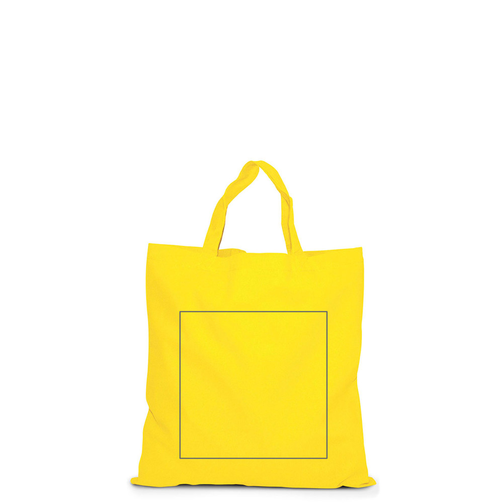KAPSTADT – Cotton bag with short handles | Light yellow | A1288-20-22