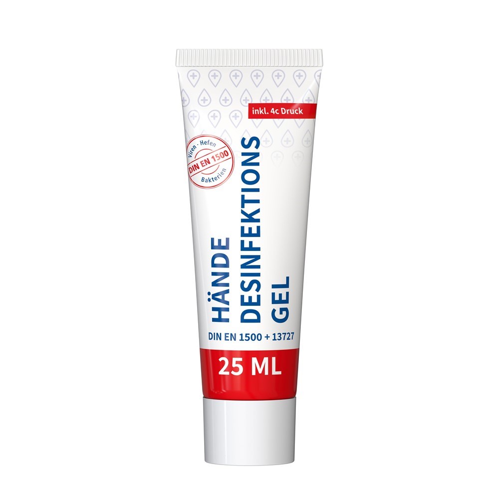 Bild Hände-Desinfektionsgel (DIN EN 1500), 25 ml Tube