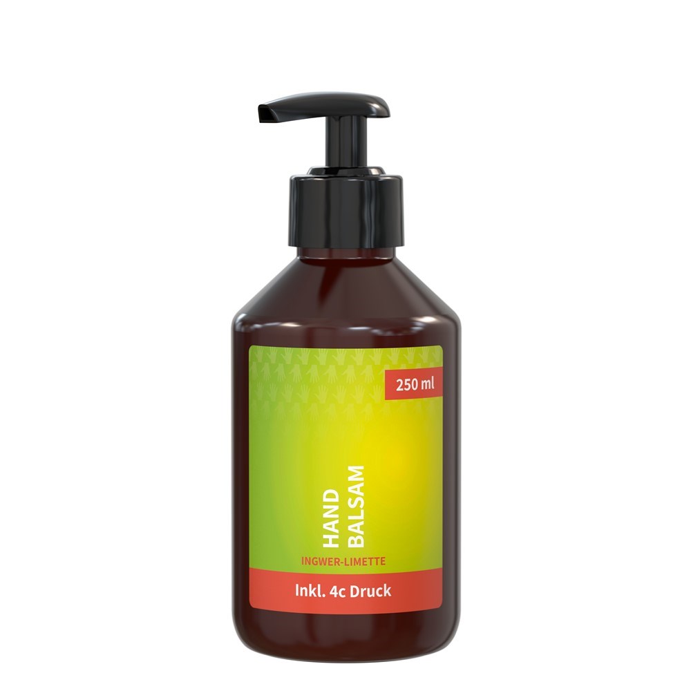 Bild Handbalsam "Ingwer - Limette", 250 ml, Body Label (R-PET)